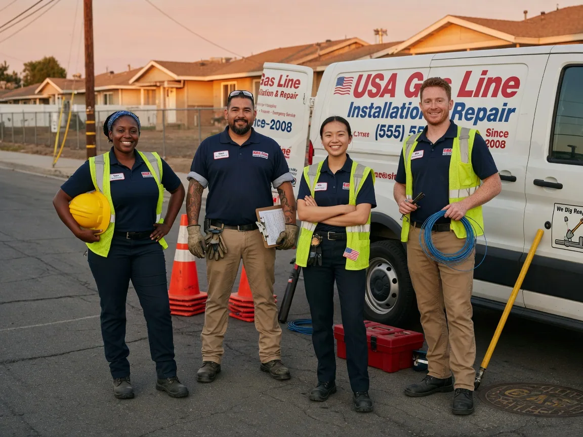 Gas Line Installation company in Saunemin, IL